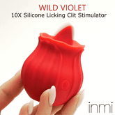 Bloomgasm Wild Violet 10X Licking Stimulator - Red